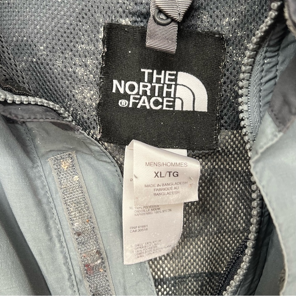 The North Face HyVent Winter Jacket Thick Gray Men Size XL - Picture 8 of 11